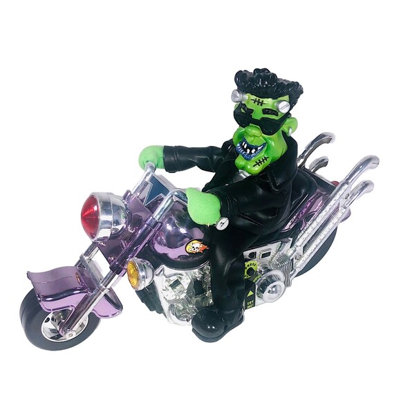 DanDee Other - Animated Dan Dee Frankenstein Motorcycle Halloween Decor Plays Born To Be Wild